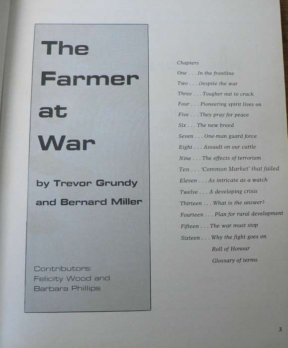 The Farmer at War by Grundy and Miller (Rhodesiana)