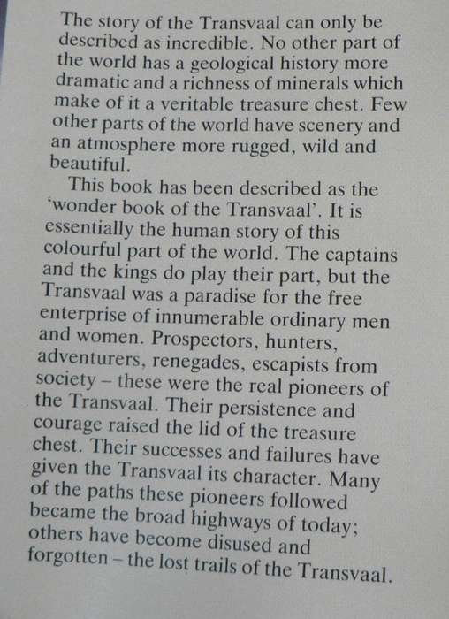 Lost Trails of the Transvaal by T.V. Bulpin