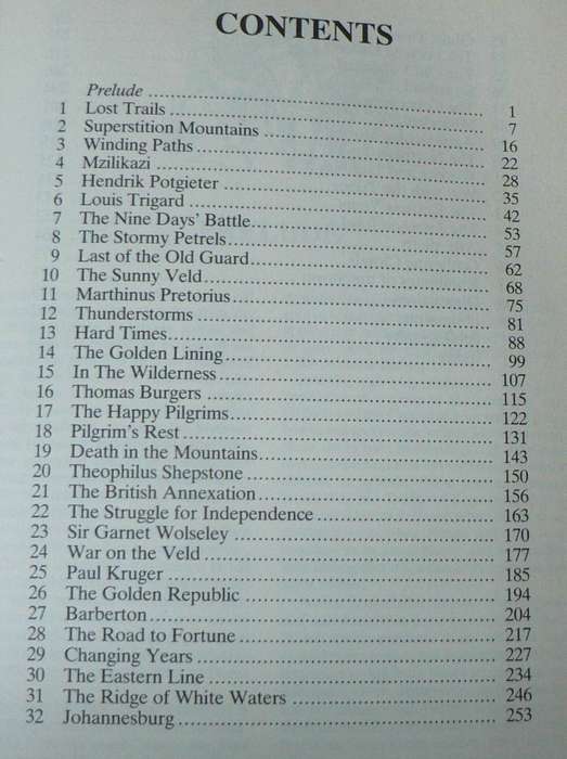 Lost Trails of the Transvaal by T.V. Bulpin