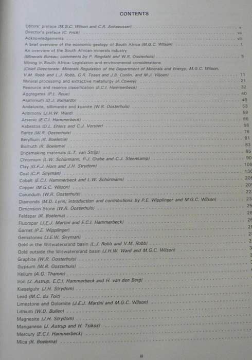 The Mineral Resources of South Africa