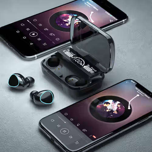 M10 TWS Wireless Bluetooth 5.1 Headphones HIFI Stereo Headphones Waterproof Sports Headphones