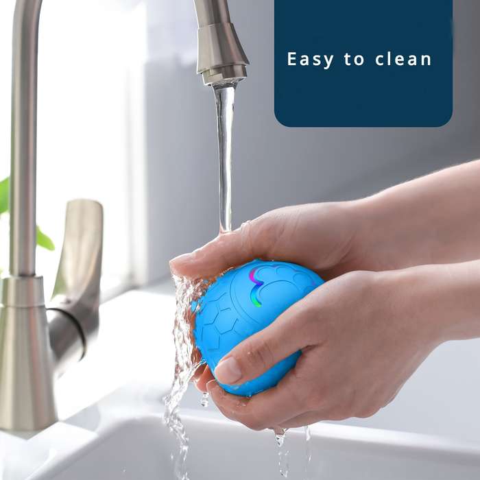1Pc 2.5cm Durable Pet Toy Automatic Dog Toy Ball Electric Smart Remote Control Ball Gravity Jump Bal