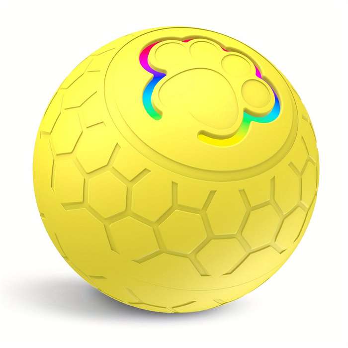 1Pc 2.5cm Durable Pet Toy Automatic Dog Toy Ball Electric Smart Remote Control Ball Gravity Jump Bal