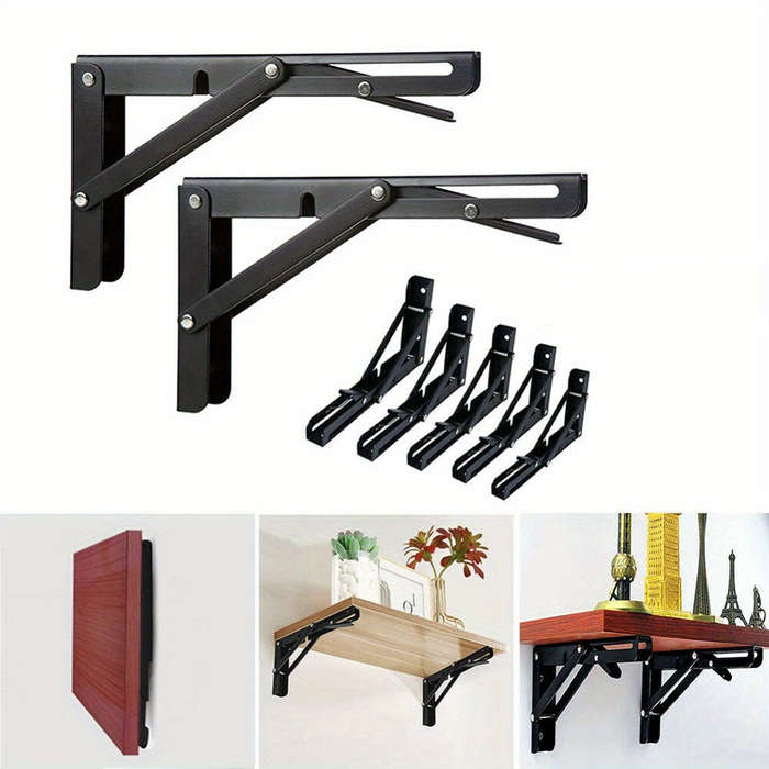 2 Pieces Heavy Duty Folding Shelves