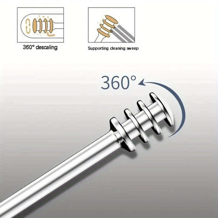 Portable 6-Piece Stainless Steel Earwax Removal Kit