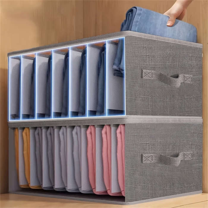 Space Saving Foldable Clothes Storage Box