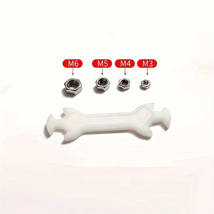 Multifunctional Portable Plastic Wrench Set - 4-in-1 Hex Head