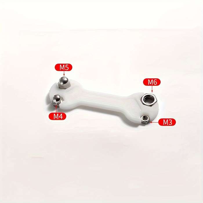 Multifunctional Portable Plastic Wrench Set - 4-in-1 Hex Head