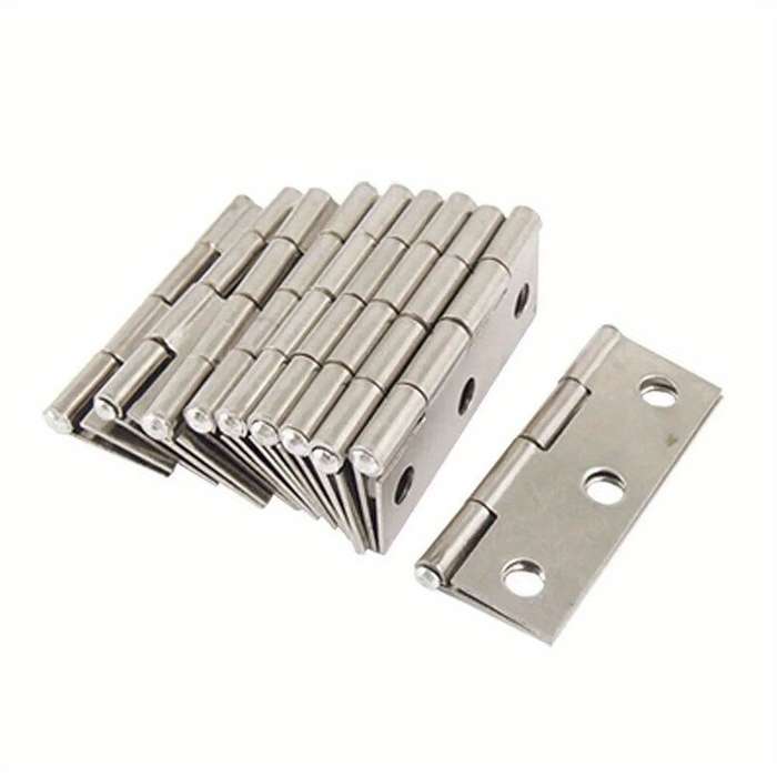 2pcs Stainless Steel Flat Hinges