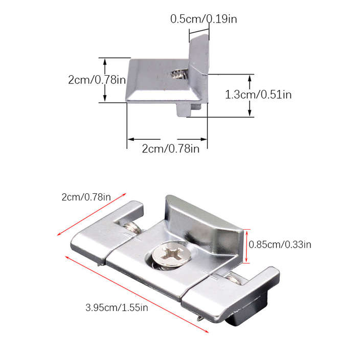 1pc Aluminum Door Window Lock