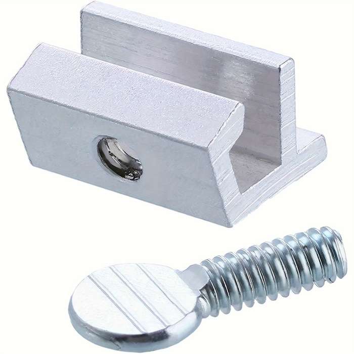 1pc Heavy-Duty Metal Sliding Window Lock
