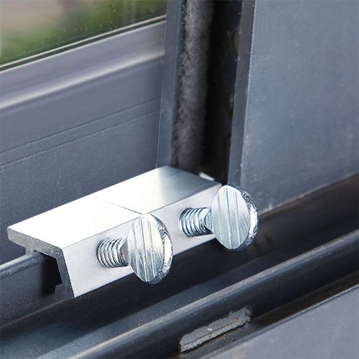 1pc Heavy-Duty Metal Sliding Window Lock