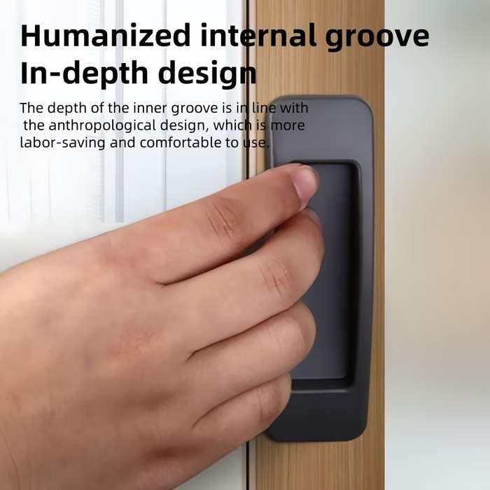 1pc Self-Adhesive Square Door Handle