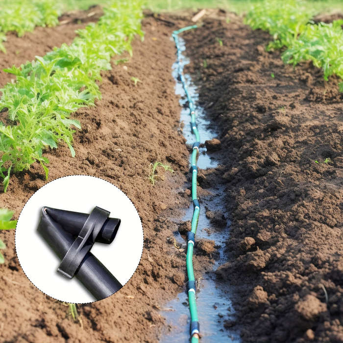 2-Pack Universal 16mm Adjustable Plastic Drip Irrigation Ring Plugs