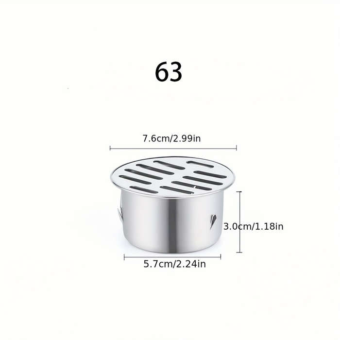 Thickened stainless steel floor drain