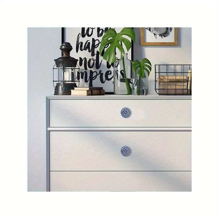 Artistic Flower Ceramic Knob