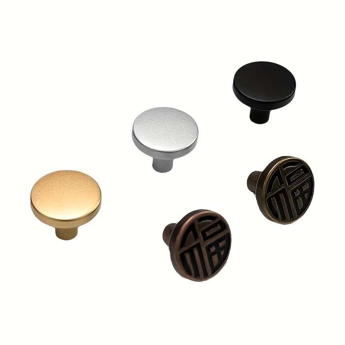 Circular Single-hole Small Golden Handle