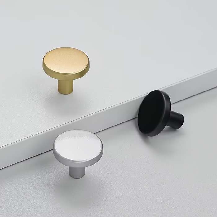 Circular Single-hole Small Golden Handle