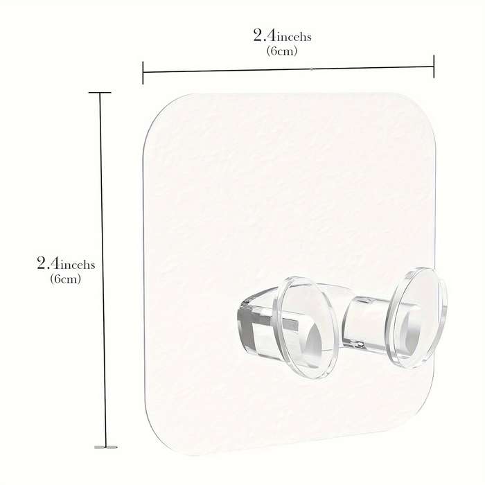 20pcs Transparent Plug Hooks