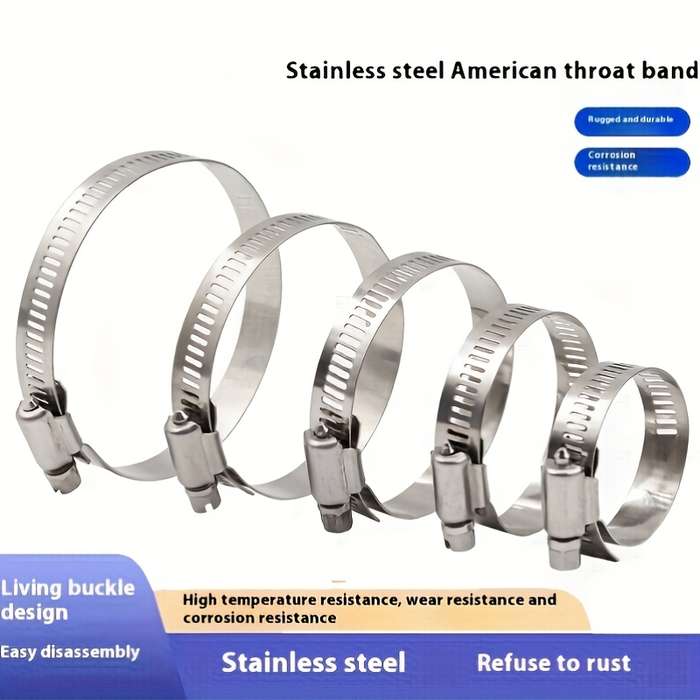 304 Stainless Steel Hose Clamps Set