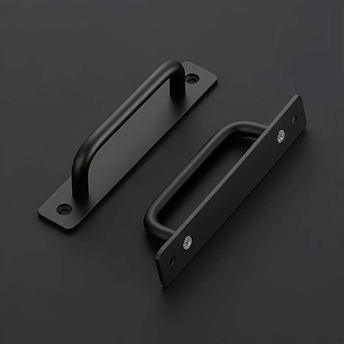 A 1Inch Round Tube Square Plate 148mm Door  And Window Handle Sliding Door Handle