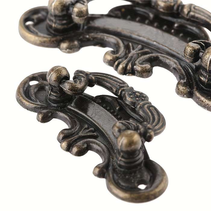 Zinc Alloy Drawer Pull with Ornate Design