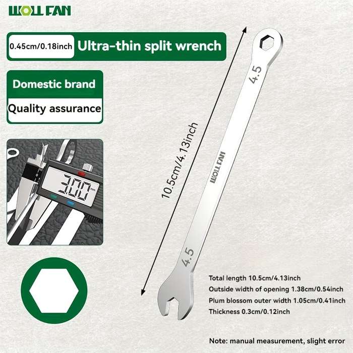 Double-Purpose Ultra-Thin Wrench Set
