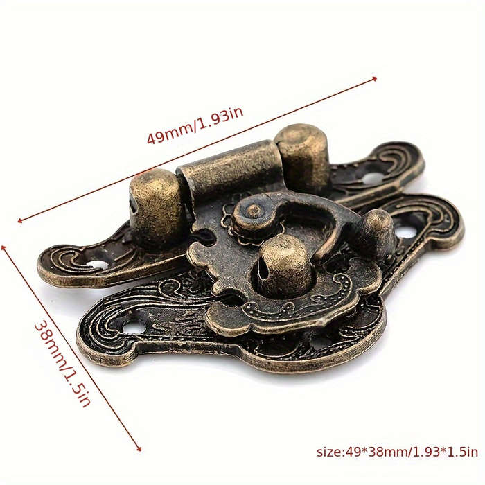 Vintage Bronze Hasp Latch