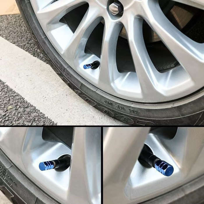 Cap For Tire Valves Made Of Aluminum Alloy