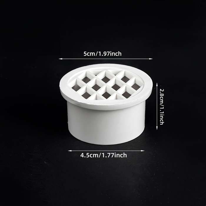 Vertical PVC plug-in floor drain