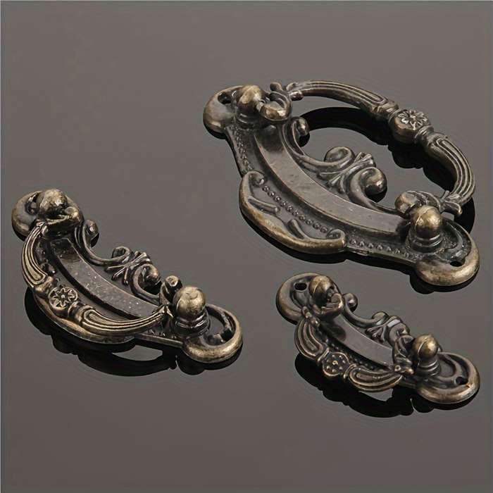 Zinc Alloy Drawer Pull with Ornate Design