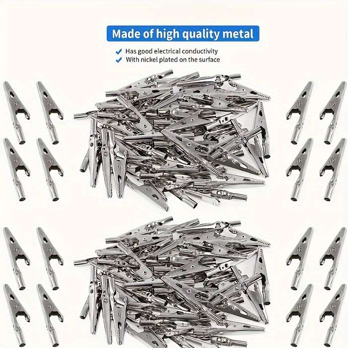 Stainless Steel Crocodile Test Clips