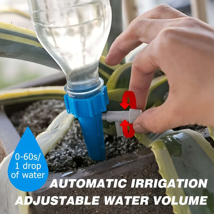 1pcs Plant Watering Drippers with Adjustable Flow Control Valve