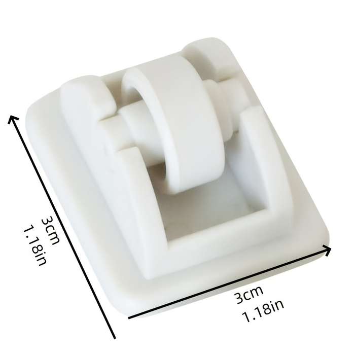 Self-adhesive plastic roller casters