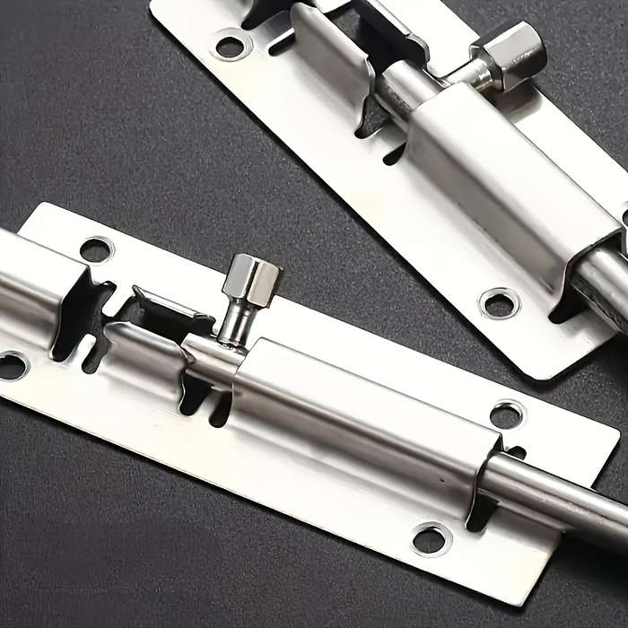 Stainless Steel Slide Bolt Lock Set with Screws