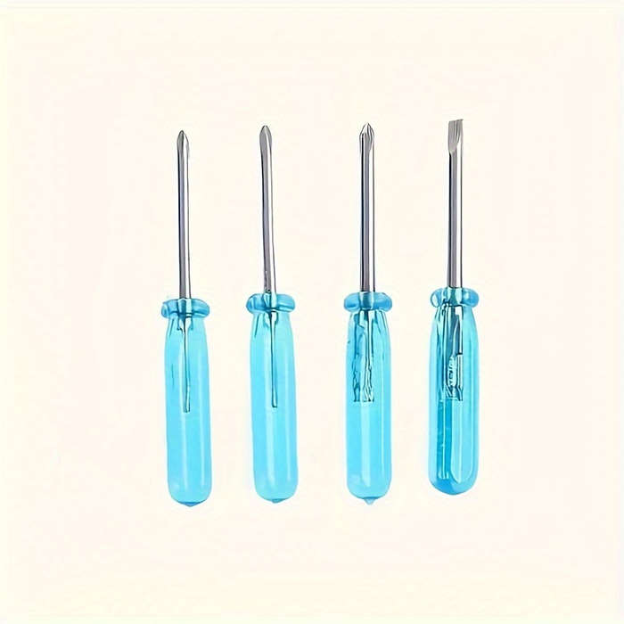 2pcs Blue Mini Screwdriver Set