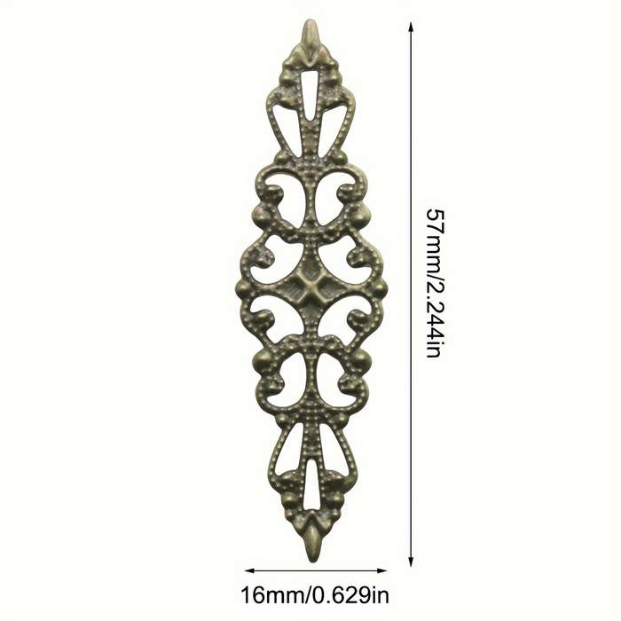 12 Hollowed-out Floral Retro DIY Album Decoration Corner Floral Accessories Decoration Accessories