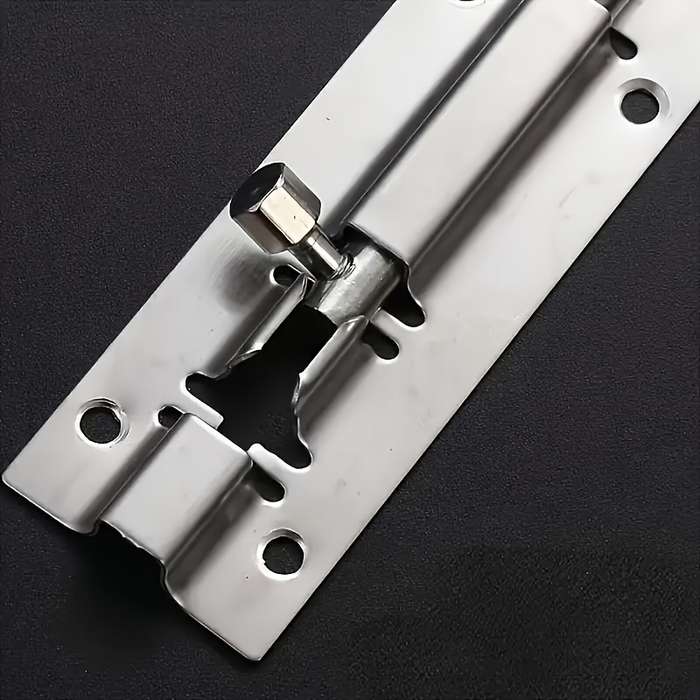 Stainless Steel Sliding Bolt Lock Kit With Screws