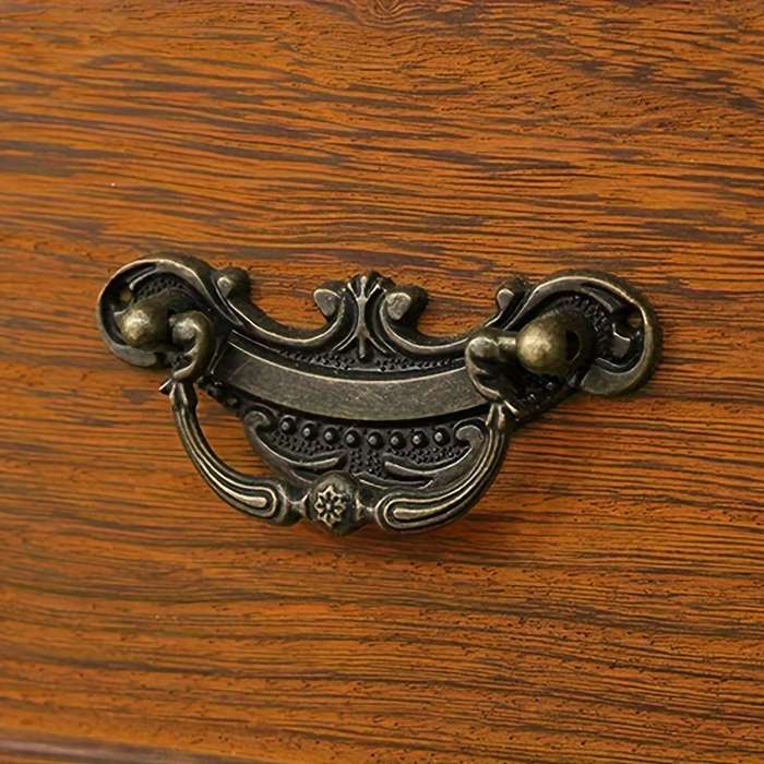 Zinc Alloy Drawer Pull with Ornate Design