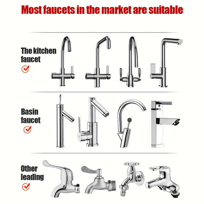 1pc Flexible Kitchen Faucet Extension