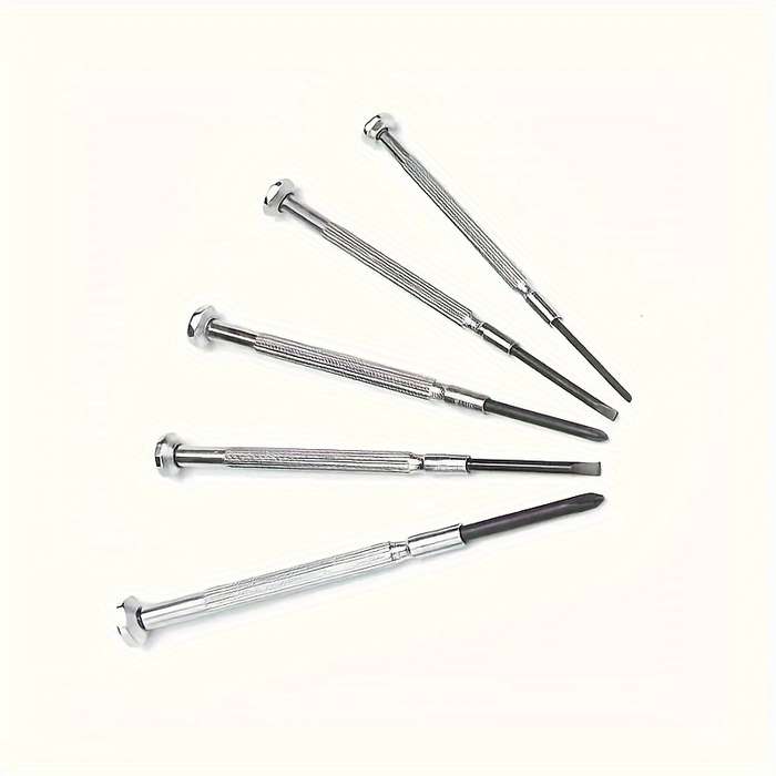 6-Piece Precision Steel Screwdriver Set - Phillips Head