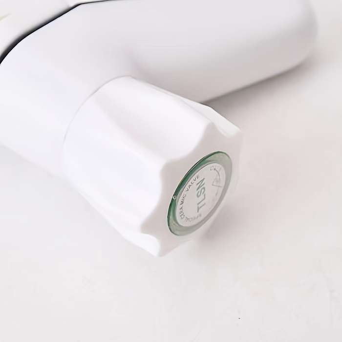 White plastic faucet