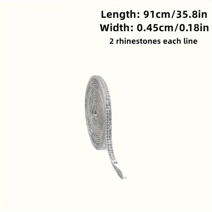 Fashion Rhinestone Strips Stickers