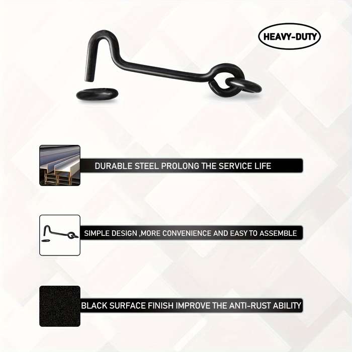 5pcs Cabin Hook And Eye Latch Gate Door