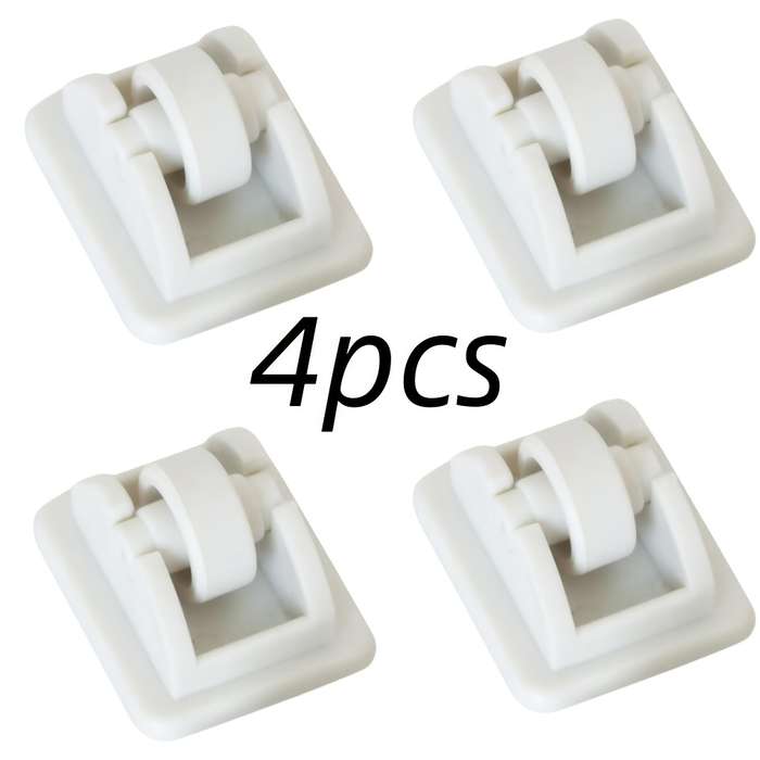 Self-adhesive plastic roller casters