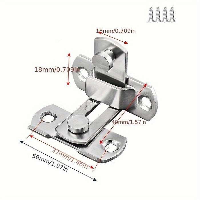 Stainless Steel Sliding Bolt Latch -