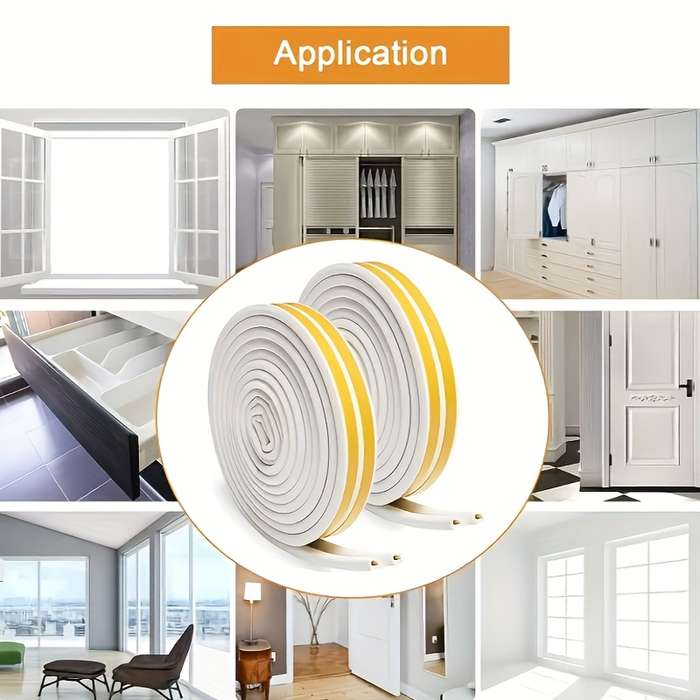 1 Roll 3.0meter Weatherproof Door Window Seal Strip