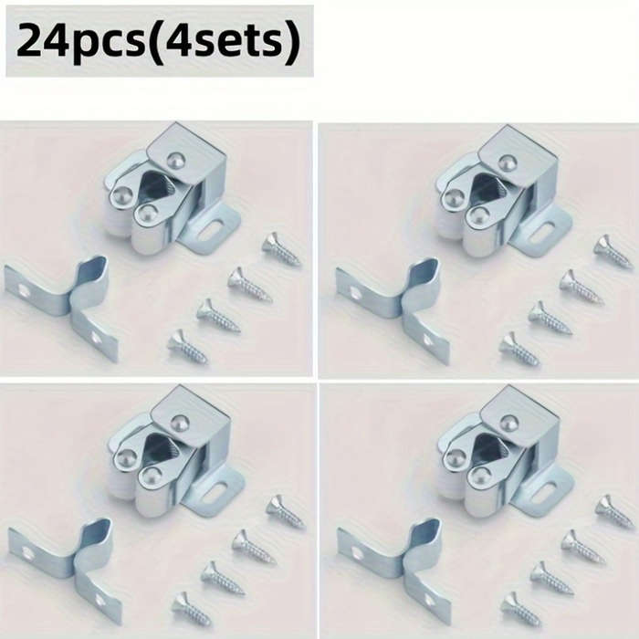 24pcs Cabinet Locks With Double Rollers