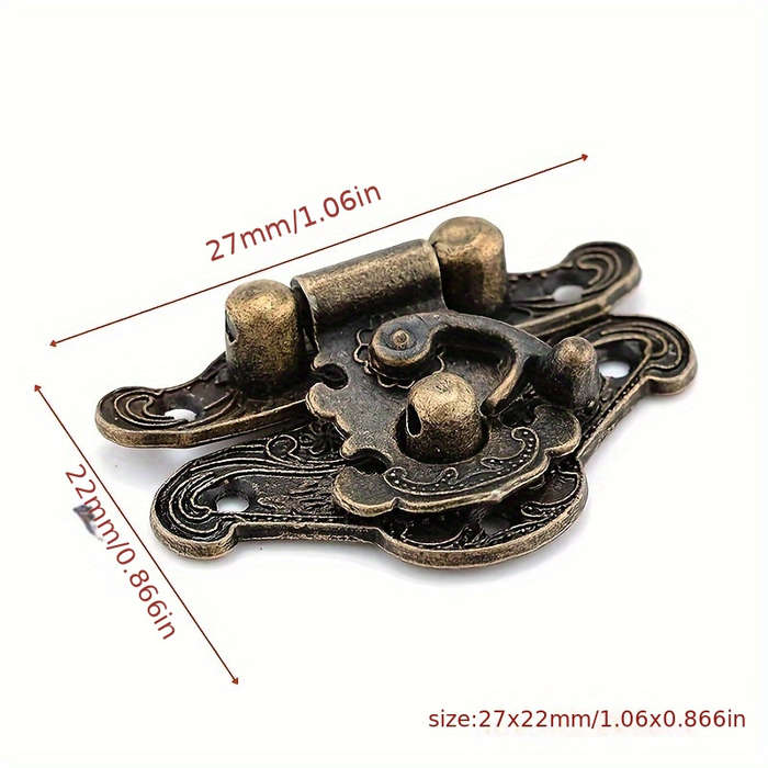 Vintage Bronze Hasp Latch