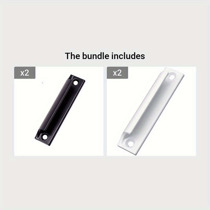 1 piece aluminum alloy door handle